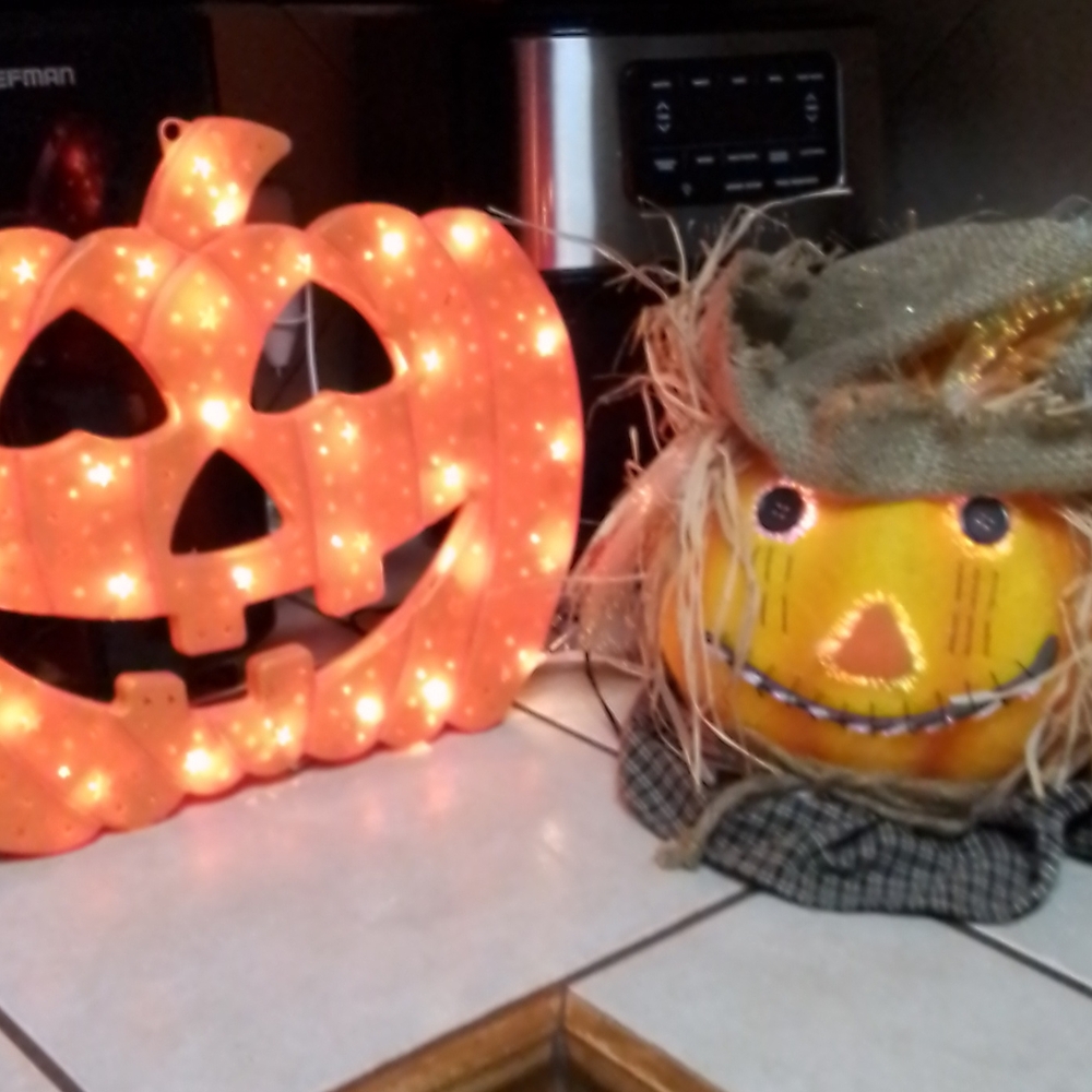 & Other Stories Orange Pumpkin Light Decor